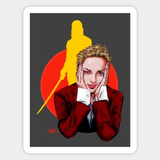 Uma Thurman - An illustration by Paul Cemmick Magnet